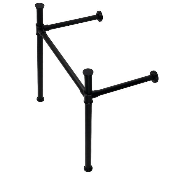VPB33080 Imperial Stainless Steel Console Sink Leg, Matte Black